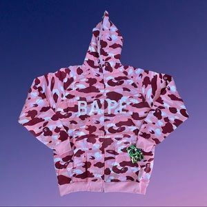 Bape Vintage 2005 Pink Camo Hoodie